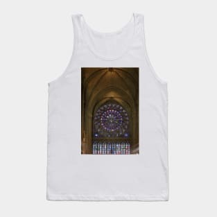 Notre Dame On The Inside - 5 - North Rose Window © Tank Top